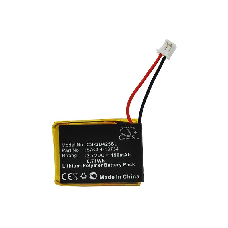Li-polymer Battery Fits Sportdog, Fieldtrainer 425, Fieldtrainer 425s, Ft-125 Transmitter 3.7v, 190mah Dog Collar Cameron Sino Technology Limited