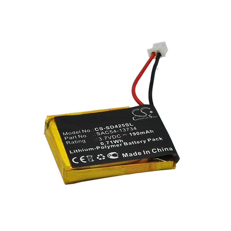 Li-polymer Battery Fits Sportdog, Fieldtrainer 425, Fieldtrainer 425s, Ft-125 Transmitter 3.7v, 190mah Dog Collar Cameron Sino Technology Limited