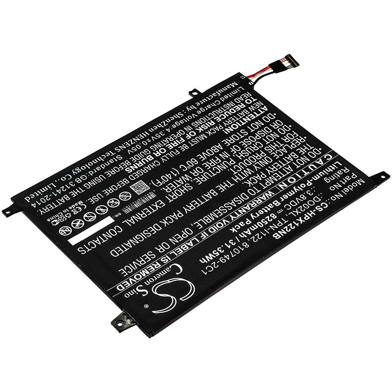 Li-Polymer Battery fits Hp, K2n76pa, K2n77pa 3.8V, 8250mAh Notebook & Laptop Cameron Sino Technology Limited