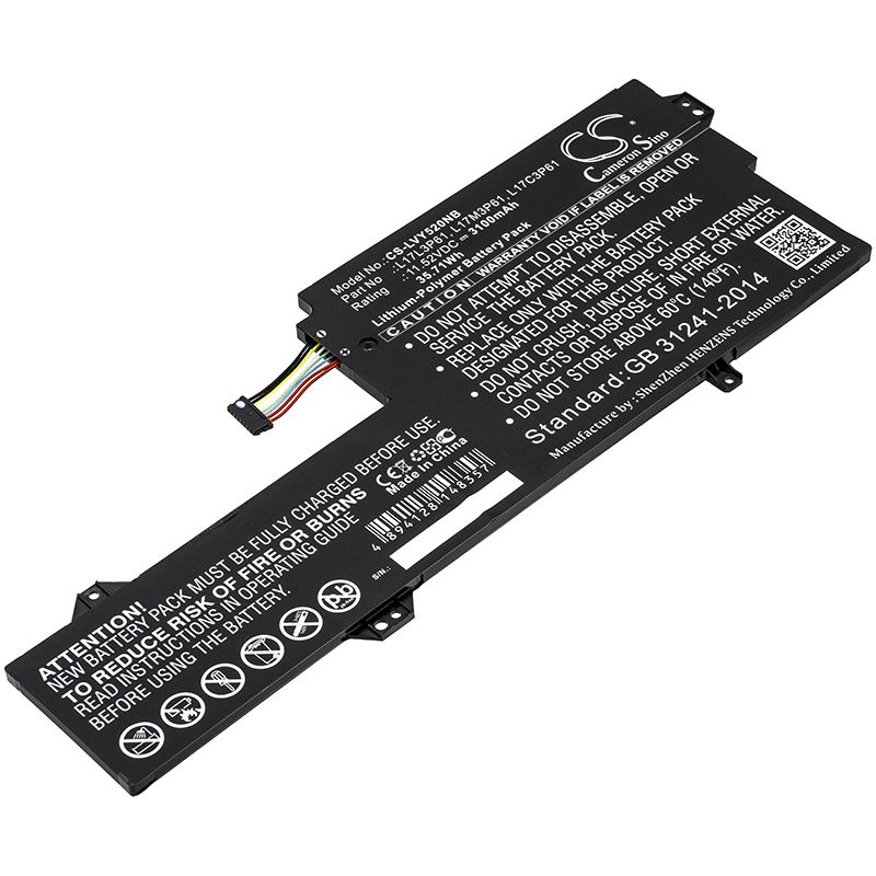 Li-Polymer Battery fits Lenovo, 7000-13, Chao7000-13 11.52V, 3100mAh Notebook & Laptop Cameron Sino Technology Limited