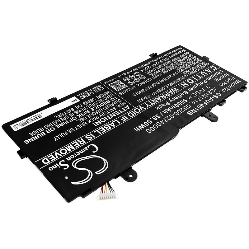 Li-Polymer Battery fits Asus, J401ca, J401ma 7.7V, 5000mAh Notebook & Laptop Cameron Sino Technology Limited