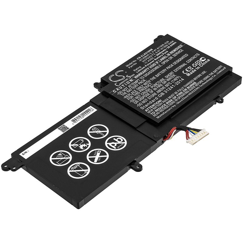 Li-Polymer Battery fits Clevo, N130bu, N130wu 11.4V, 2600mAh Notebook & Laptop Cameron Sino Technology Limited