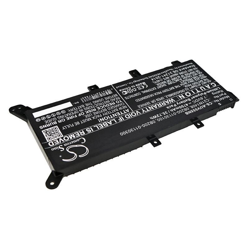 Li-Polymer Battery fits Asus, A555lj, A555lj-dm941t 7.6V, 4700mAh Notebook & Laptop Cameron Sino Technology Limited
