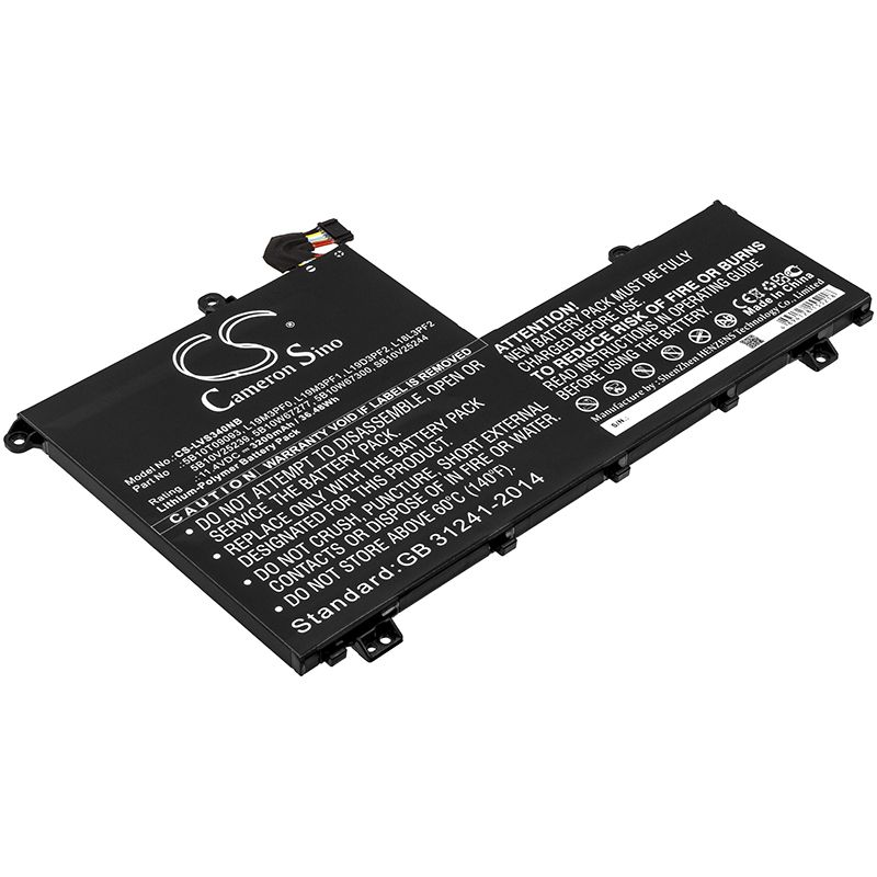 Li-Polymer Battery fits Lenovo, Ideapad S340, Ideapad S340-15iwl Touch 11.4V, 3200mAh Notebook & Laptop Cameron Sino Technology Limited