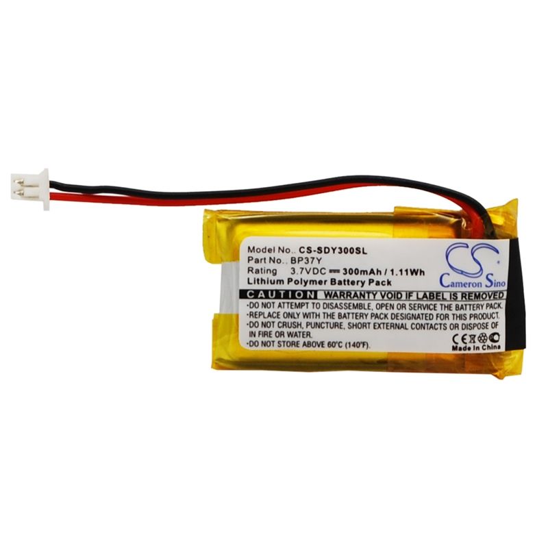 Li-Polymer Battery fits Dogtra, Ys-300 Bark Collar, Ys300 Bark Control Collar, 3.7V, 300mAh Dog Collar Cameron Sino Technology Limited