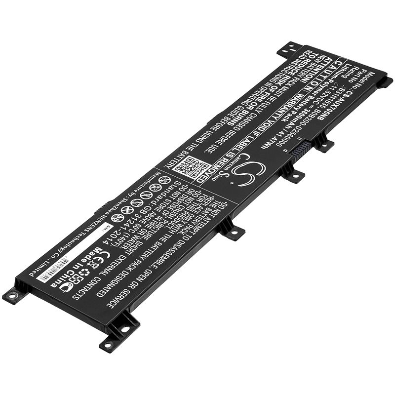 Li-Polymer Battery fits Asus, A705qa, F705ma-bx030t 11.52V, 3600mAh Notebook & Laptop Cameron Sino Technology Limited