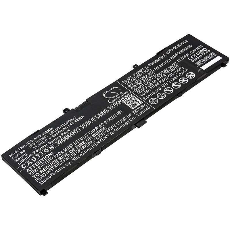 Li-Polymer Battery fits Asus, Ux310, Ux310ua 11.4V, 4000mAh Notebook & Laptop Cameron Sino Technology Limited