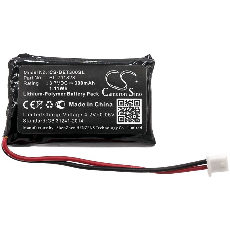 Li-Polymer Battery fits Educator, 300tstransmitter, Et-300-lreceiver, Et-300receiver 3.7V, 300mAh Dog Collar Cameron Sino Technology Limited