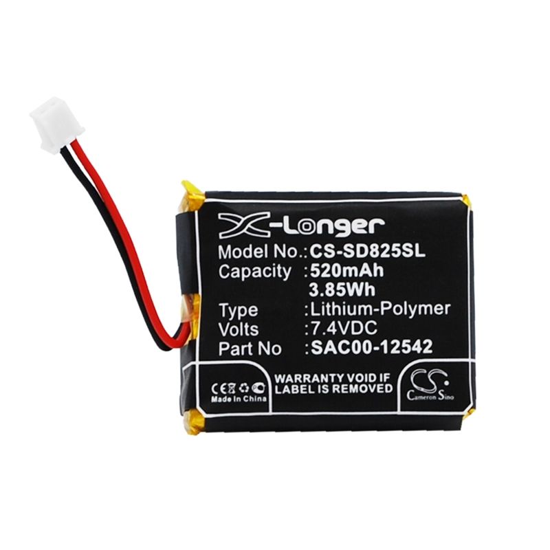 Li-polymer Battery Fits Sportdog, D-1875, Houndhunter 3225, Houndhunter 1875 7.4v, 520mah Dog Collar Cameron Sino Technology Limited