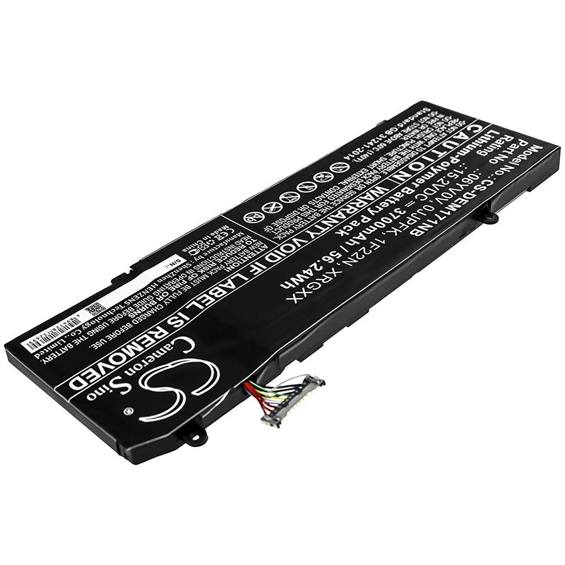 Li-Polymer Battery fits Dell, Alienware 2018 Orion M15, Alienware Alw15m-d1735r 15.2V, 3700mAh Notebook & Laptop Cameron Sino Technology Limited