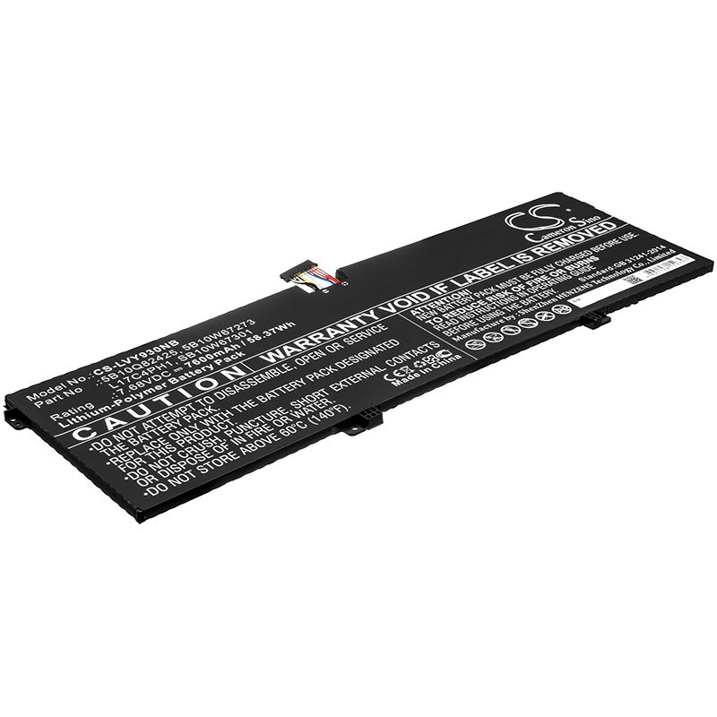 Li-Polymer Battery fits Lenovo, Yoga 7 Pro, Yoga 7 Pro-13ikb 7.68V, 7600mAh Notebook & Laptop Cameron Sino Technology Limited