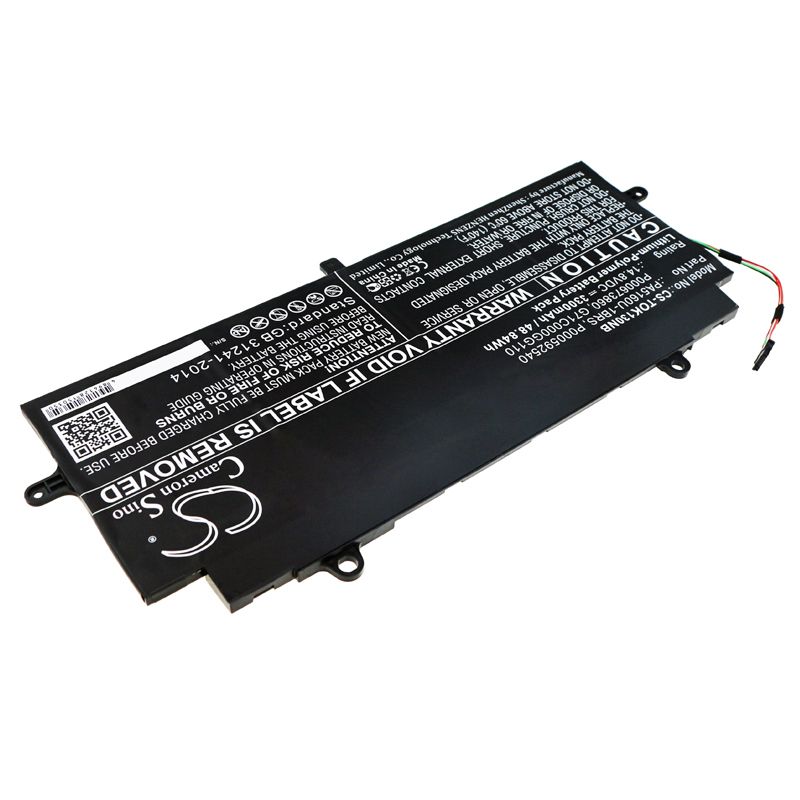 Li-Polymer Battery fits Toshiba, Kira 13 Kirabook, Kira-101 14.8V, 3300mAh Notebook & Laptop Cameron Sino Technology Limited