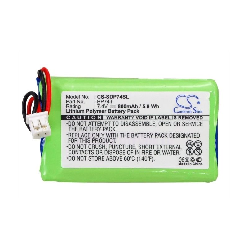 Li-polymer Battery Fits Dogtra, 2500b Transmitter, 2500t Transmitter, 2500t&b Transmitter 7.4v, 800mah Dog Collar Cameron Sino Technology Limited