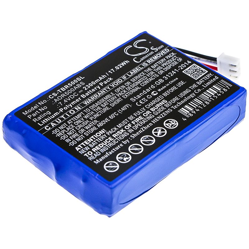 Li-Polymer Battery fits Tribrer, Aor500, Aor500-s 7.4V, 2300mAh Equipment & Survey & Test Cameron Sino Technology Limited