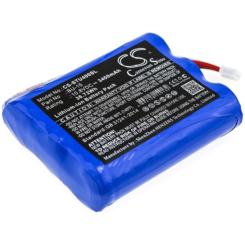 Li-ion Battery fits Sumitomo, T400s, T-400s 10.8V, 3400mAh Equipment & Survey & Test Cameron Sino Technology Limited