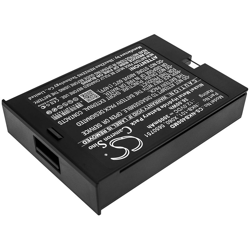 Ni-MH Battery fits Nihon Kohden, Bsm-4000, Bsm-5100 12.0V, 3000mAh Medical Cameron Sino Technology Limited