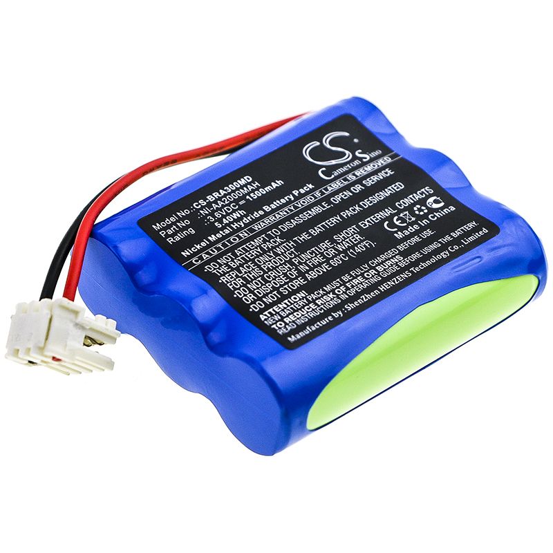 Ni-MH Battery fits B.braun, Casmed 3/n600aak 3.6V, 1500mAh Medical Cameron Sino Technology Limited