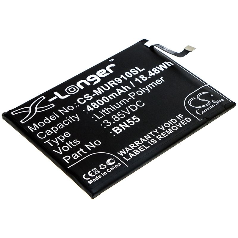 Li-Polymer Battery fits Pocophone, M2003j6ci, Poco M2 Pro 3.85V, 4800mAh Mobile & SmartPhone Cameron Sino Technology Limited