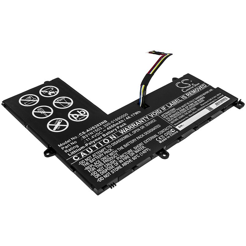 Li-Polymer Battery fits Asus, E202sa, E202sa Serie 11.4V, 4050mAh Notebook & Laptop Cameron Sino Technology Limited