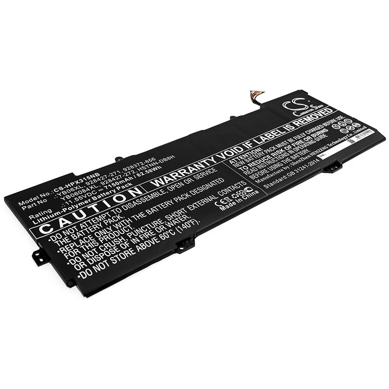 Li-Polymer Battery fits Hp, Spectre X360 15-ch000na, Spectre X360 15-ch000nb 11.55V, 7150mAh Notebook & Laptop Cameron Sino Technology Limited