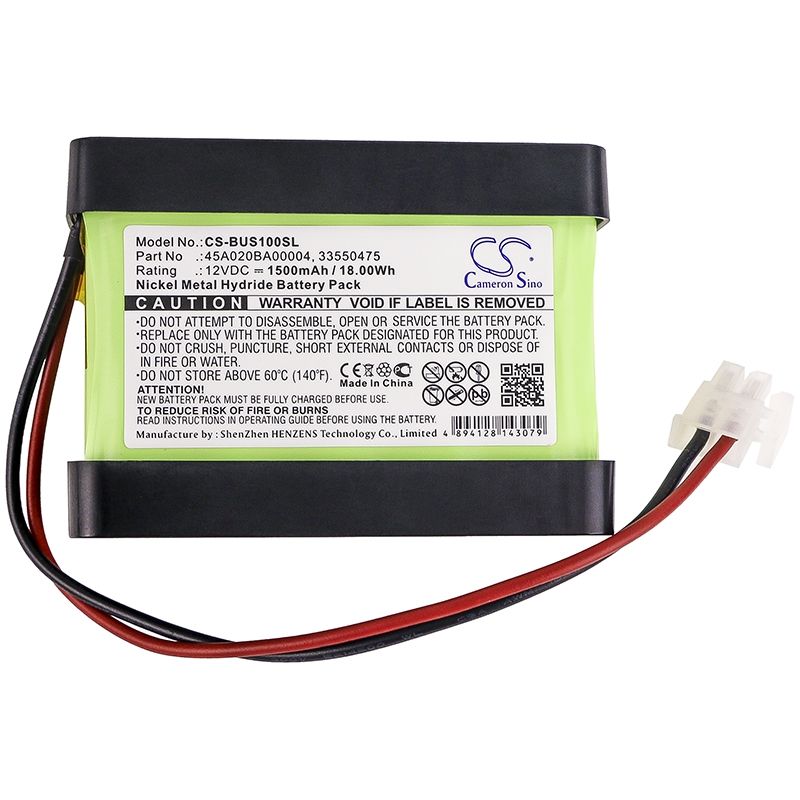 Ni-MH Battery fits Besam, Unislide Ii Sliding Door, Unislide Sliding Door, 12V, 1500mAh Automatic Doors Cameron Sino Technology Limited