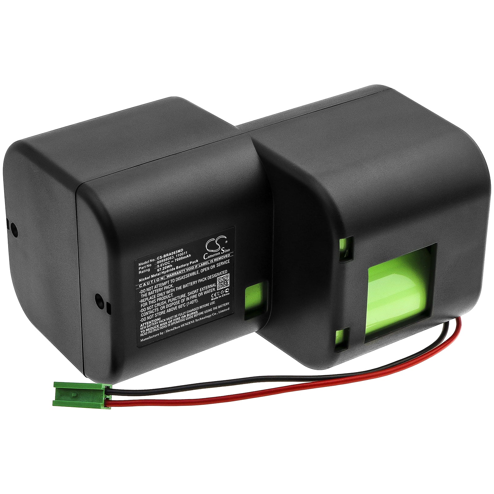 Ni-MH Battery fits B.braun, 110011, 88888063 9.6V, 7000mAh Medical Cameron Sino Technology Limited