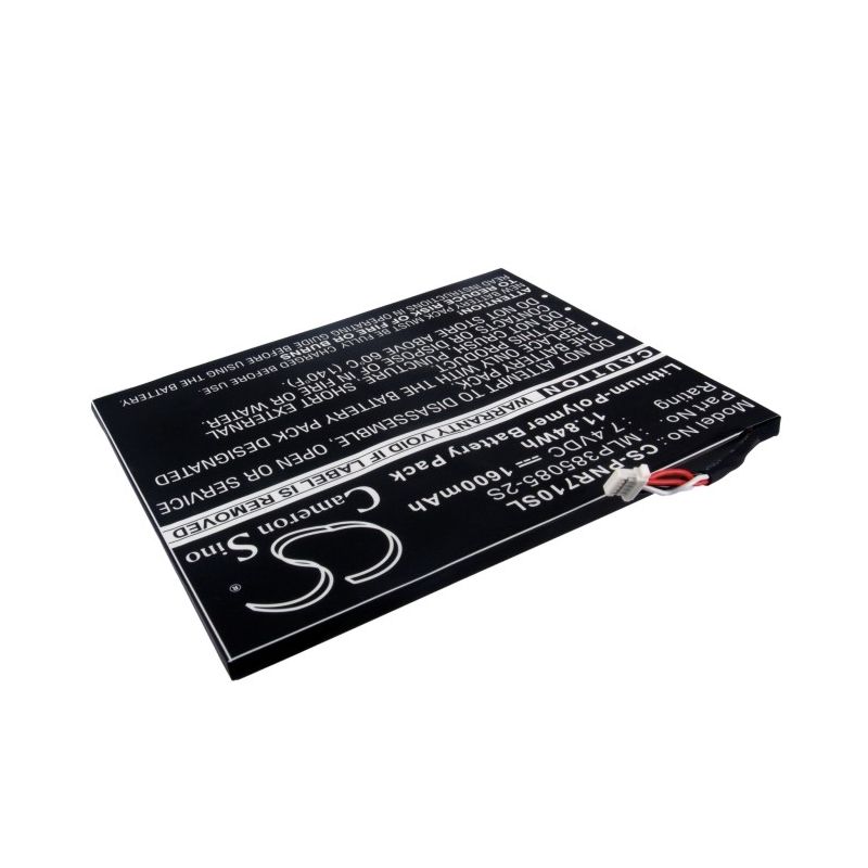 Li-Polymer Battery fits Pandigital, Multimedia Novel 7", Novel Hacking, Prd07t10wwh7 7.4V, 1600mAh E-book & E-reader Cameron Sino Technology Limited