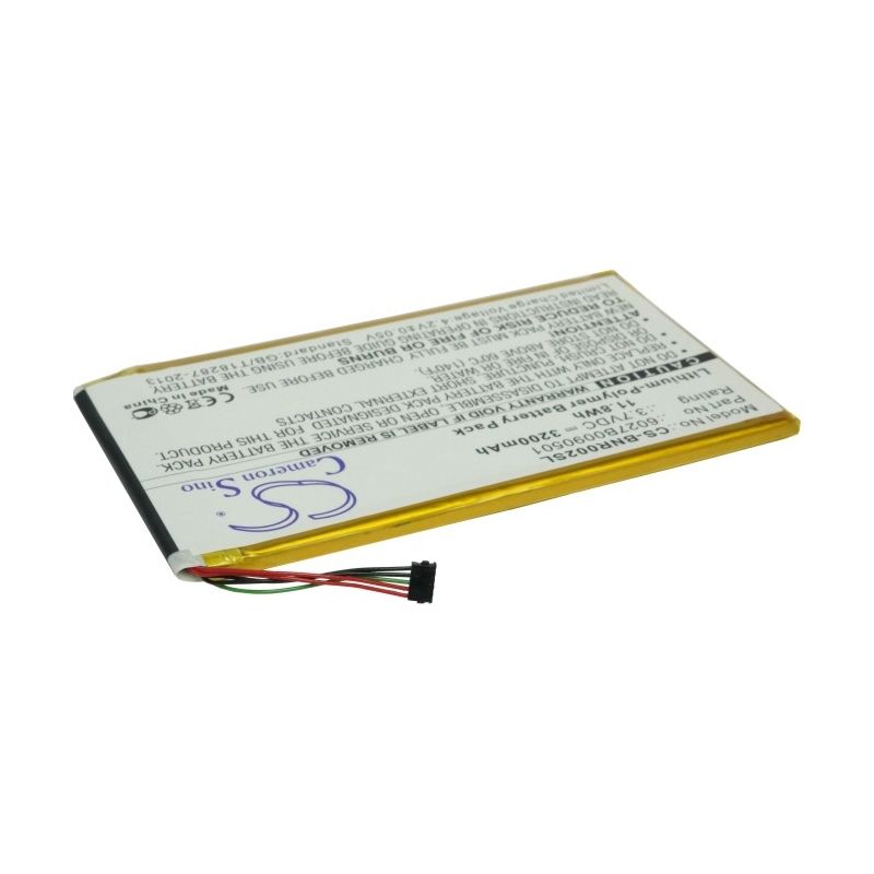 Li-polymer Battery Fits Barnes & Noble, Bnrb200, Bnrv200, Bntv250a 3.7v, 3200mah E-book & E-reader Cameron Sino Technology Limited