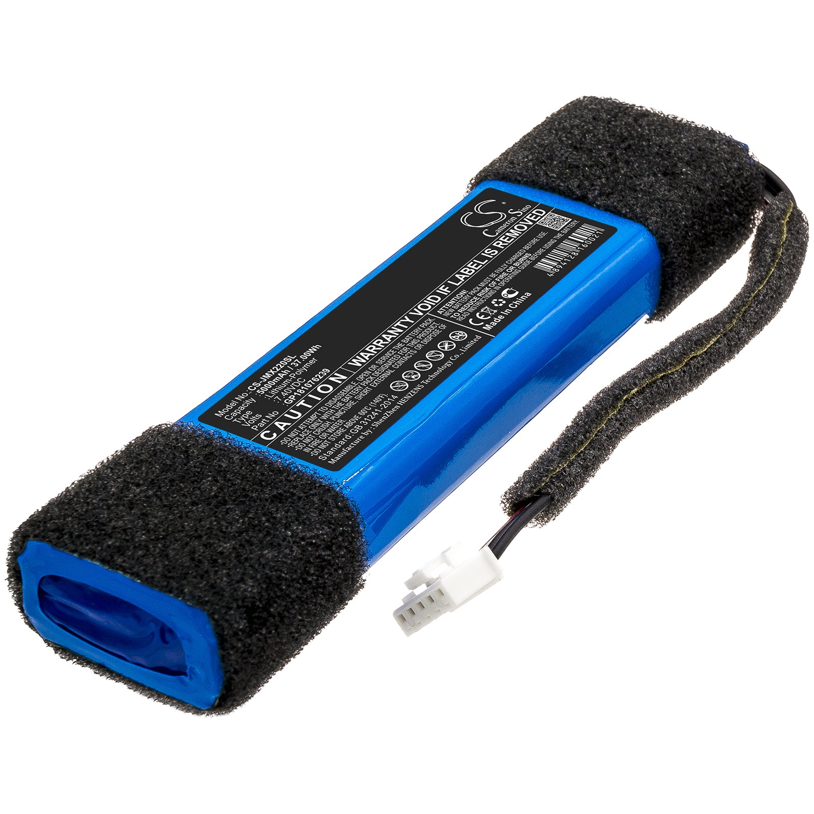 Li-Polymer Speaker Battery fits Jbl, Gp181076239 7.4V, 5000mAh Speaker Cameron Sino Technology Limited