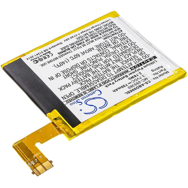 Li-polymer Battery Fits Amazon, D01100, Kindle 4, Kindle 4g 3.7v, 750mah E-book & E-reader Cameron Sino Technology Limited