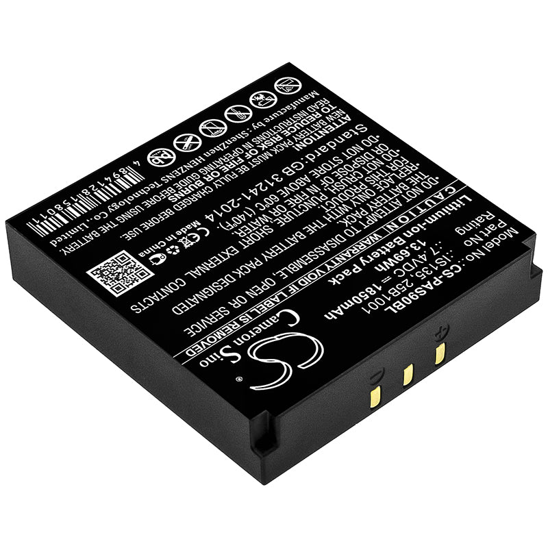 Li-ion Battery fits Pax, 25b1001, Is135 7.4V, 1850mAh Payment Terminal Cameron Sino Technology Limited