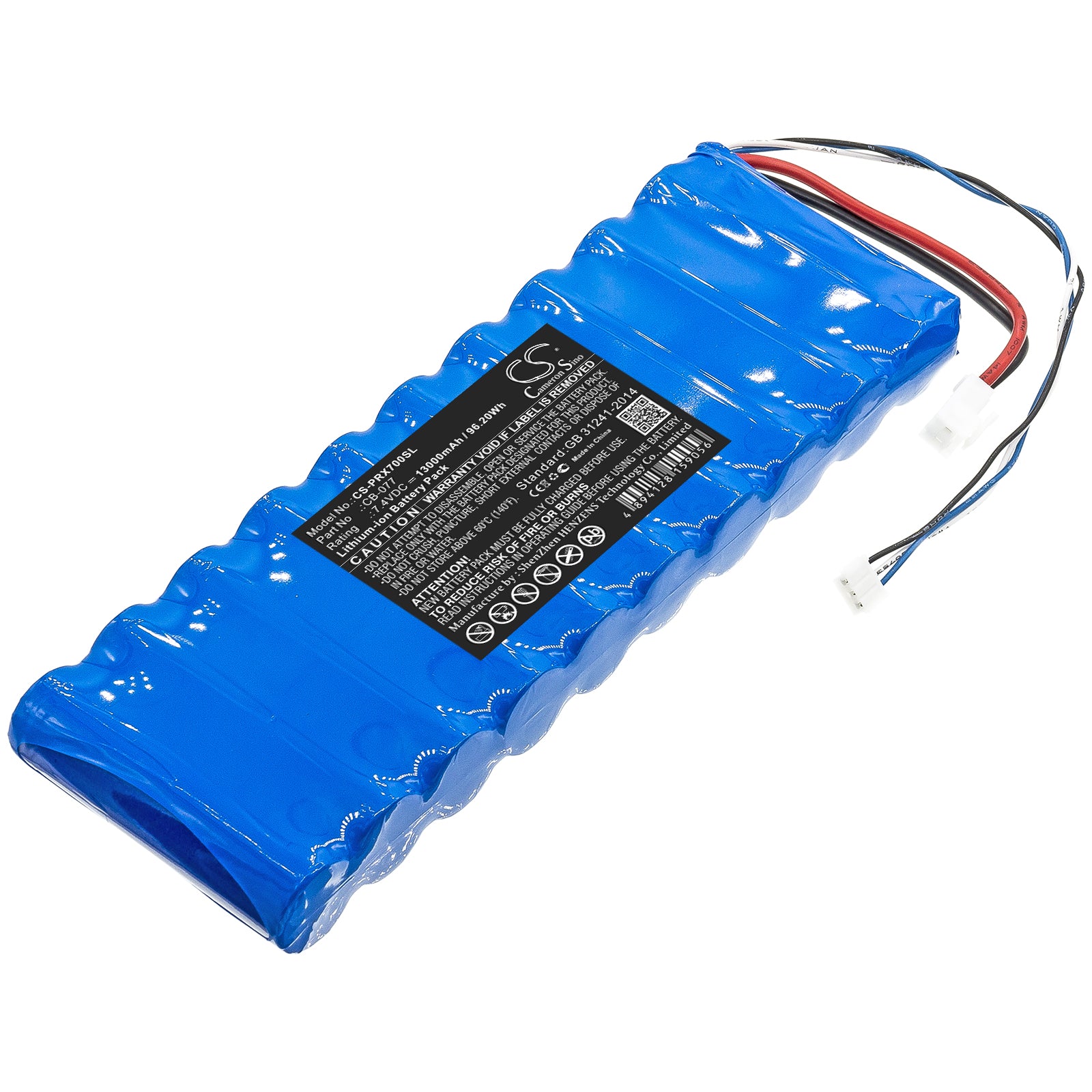 Li-ion Battery fits Promax, Cb-077 7.4V, 13000mAh Equipment & Survey & Test Cameron Sino Technology Limited
