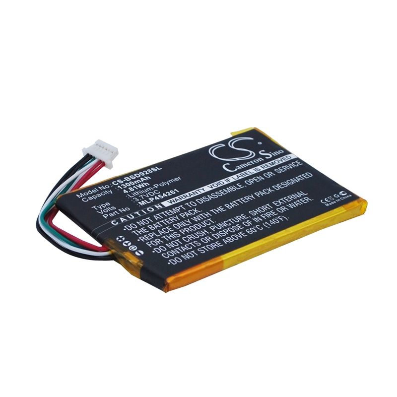 Li-Polymer Battery fits Bambook, Sd928+, Bambook 3.7V, 1300mAh E-book & E-reader Cameron Sino Technology Limited
