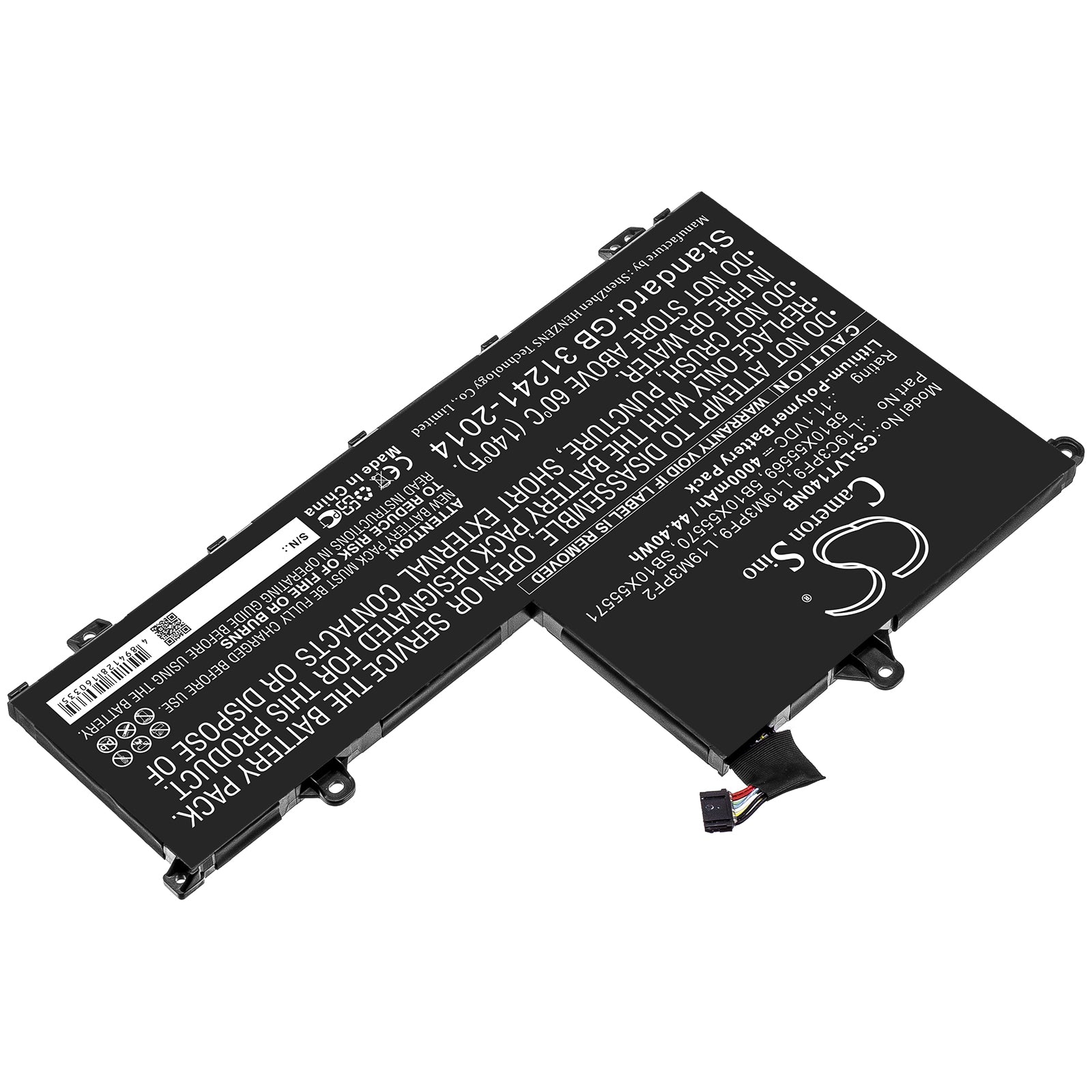 Li-ion Battery fits Lenovo, 5b10v25240, 5b10v25245, 5b10w67347, 5b10x55569, 5b10x55570, L19c3pf1, L19c3pf9, L19d3pf2, L19m3pf2, Notebook & Laptop Cameron Sino Technology Limited