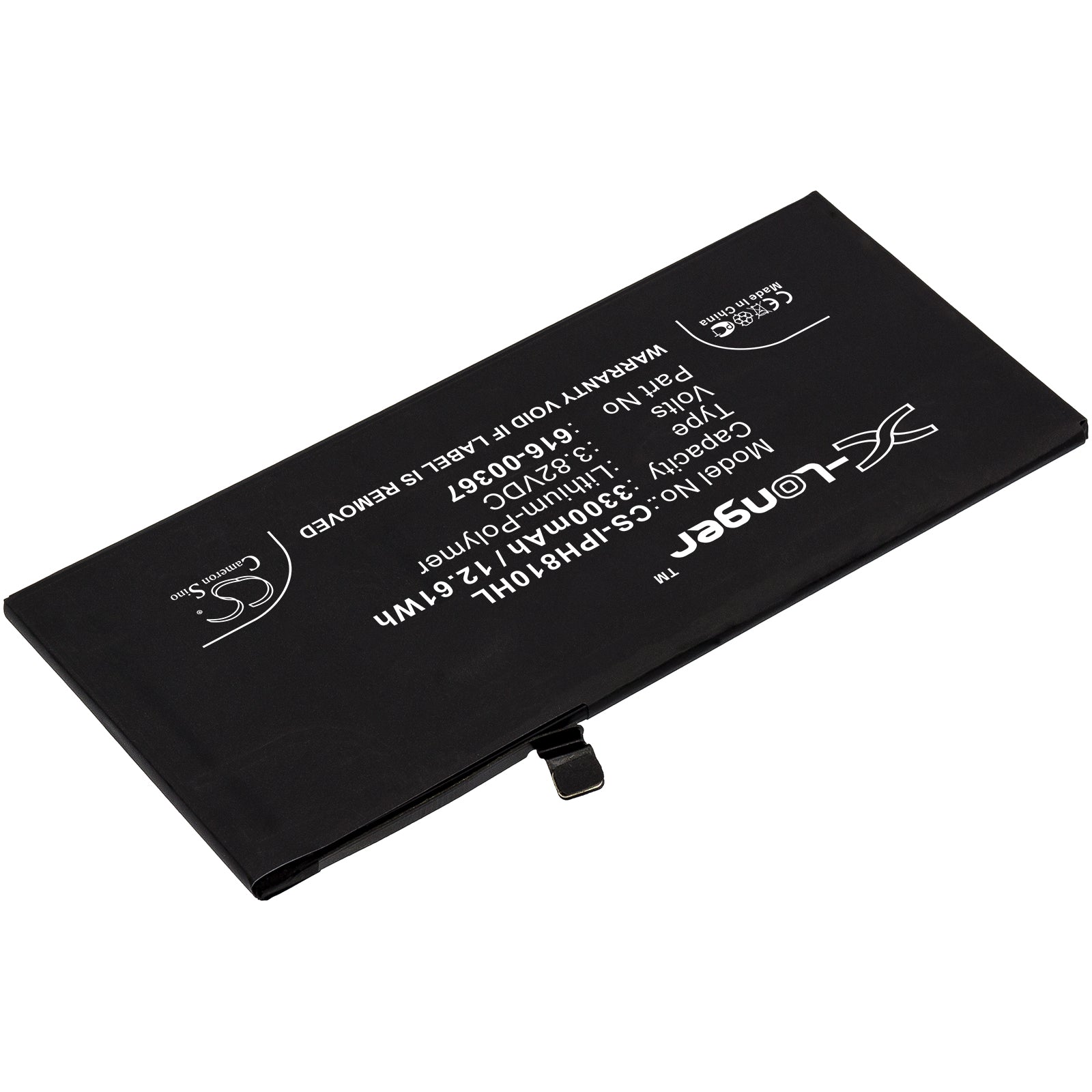 Li-Polymer Battery fits Apple, A1864, Iphone 8 Plus 3.82V, 3300mAh Mobile & SmartPhone Cameron Sino Technology Limited