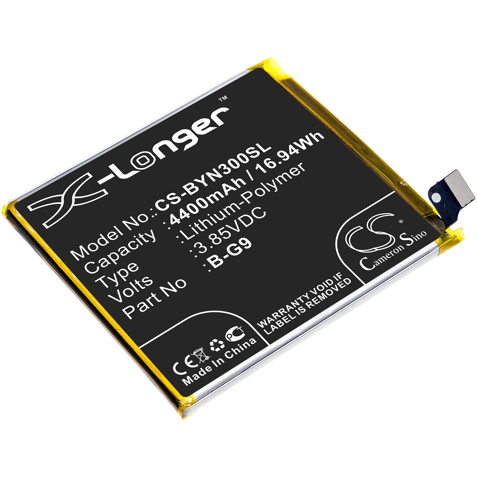 Li-Polymer Battery fits Vivo, Nex 3, Nex 3 5g 3.85V, 4400mAh Mobile & SmartPhone Cameron Sino Technology Limited