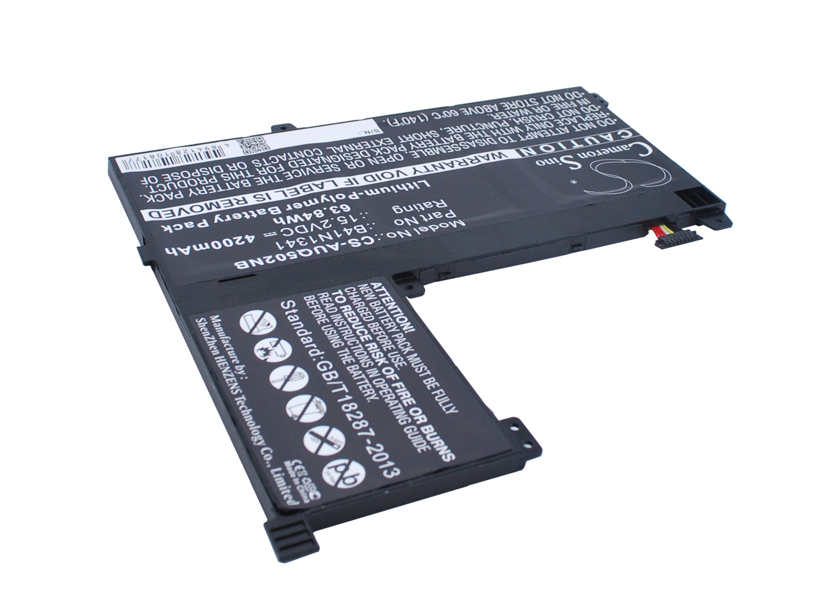 Li-Polymer Battery fits Asus, Q502l, Q502la 15.2V, 4200mAh Notebook & Laptop Cameron Sino Technology Limited