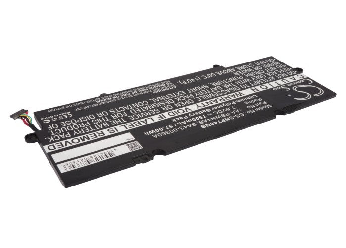 Li-Polymer Battery fits Samsung, 530u4e, 730u3e 7.6V, 7500mAh Notebook & Laptop Cameron Sino Technology Limited