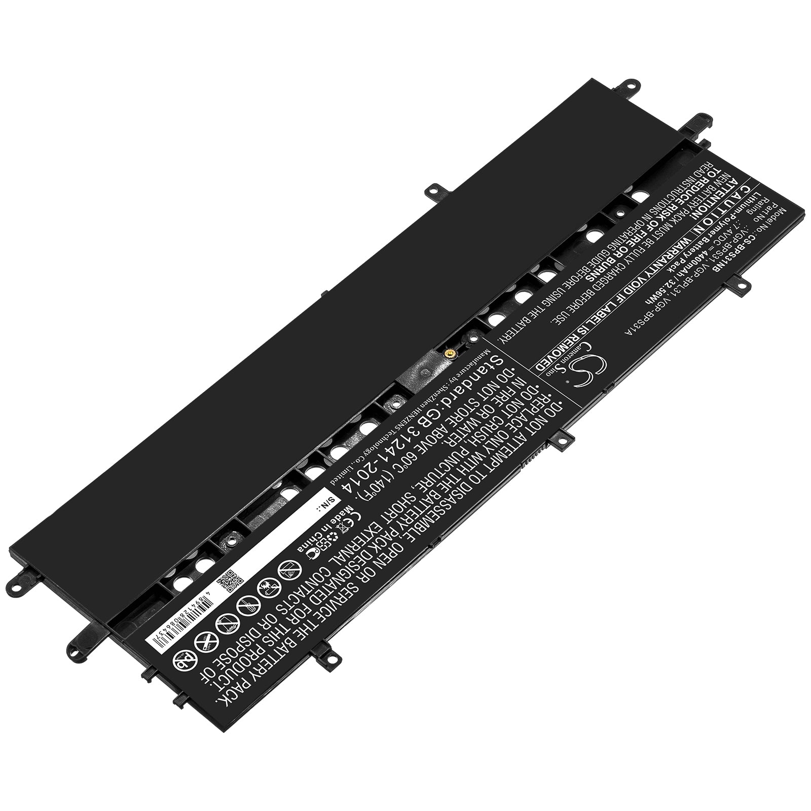 Li-Polymer Battery fits Sony, Svd11213cx, Svd11213cxb 7.4V, 4400mAh Notebook & Laptop Cameron Sino Technology Limited