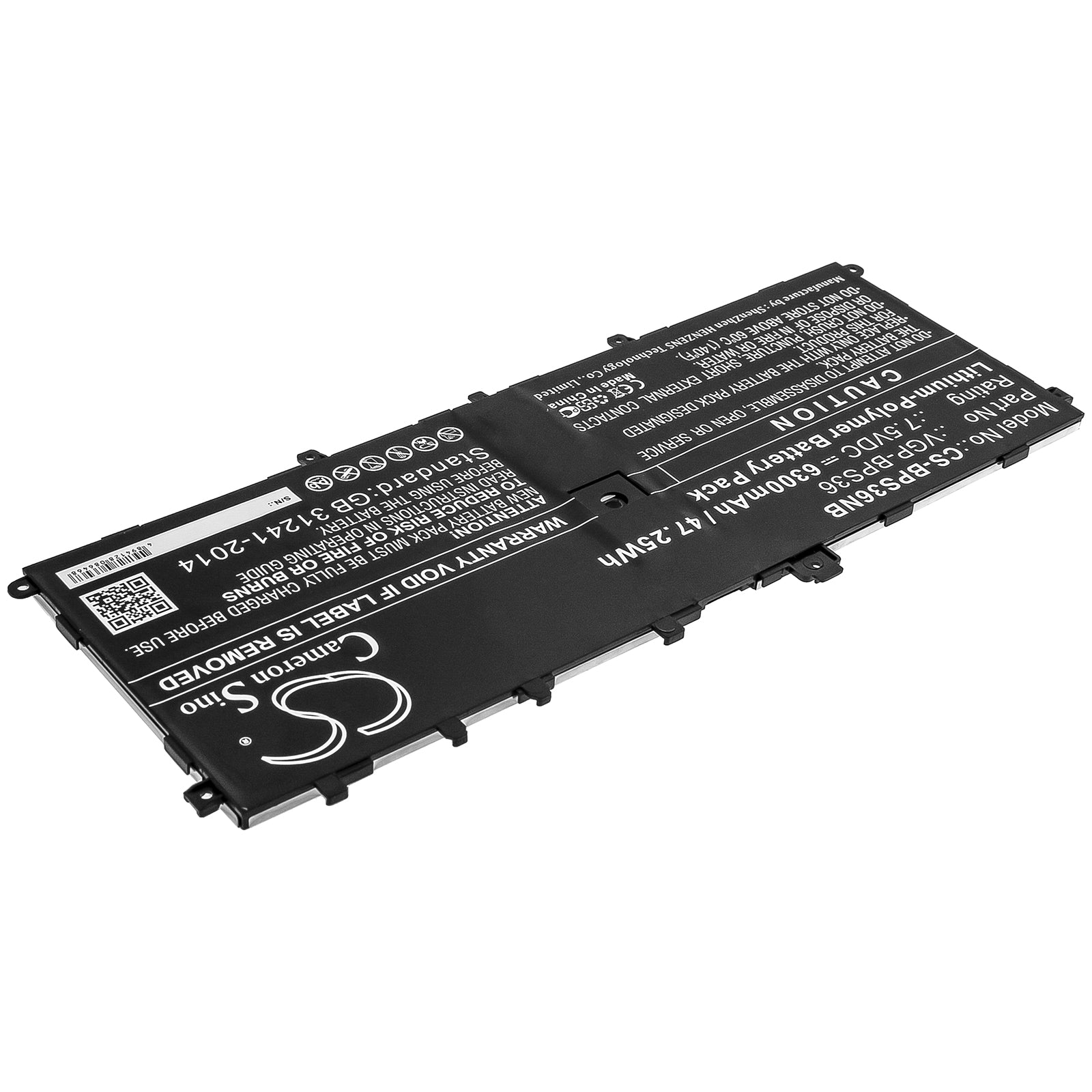 Li-Polymer Battery fits Sony, Svd13211cg, Svd13211cgb 7.5V, 6300mAh Notebook & Laptop Cameron Sino Technology Limited