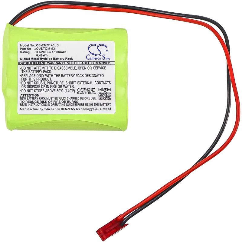 Ni-MH Battery fits Cooper, Lpz70rwh, Max Power, 026-148 3.6V, 1800mAh Emergency Lighting Cameron Sino Technology Limited