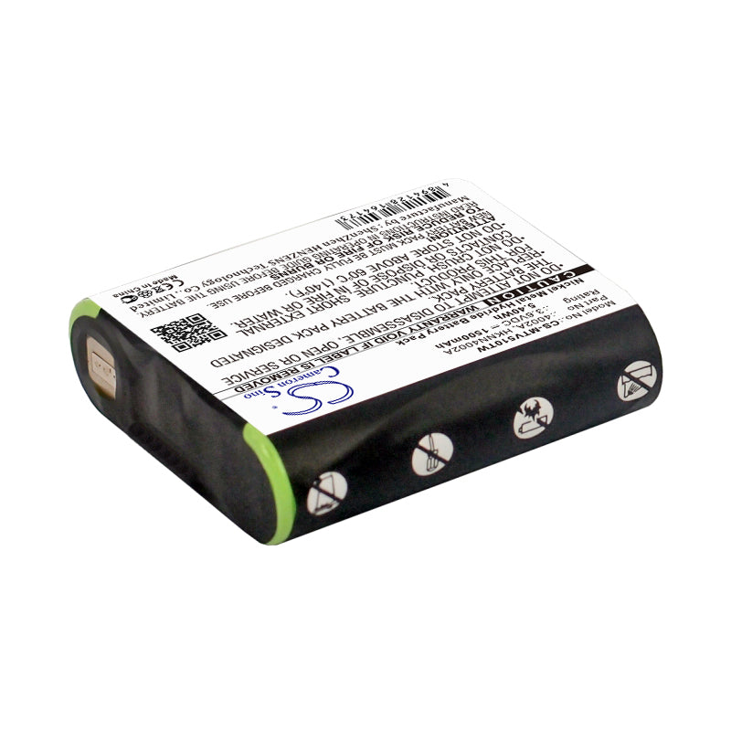 Ni-MH Battery fits Motorola, Em1000, Em1000r 3.6V, 1500mAh Two-Way Radio Cameron Sino Technology Limited