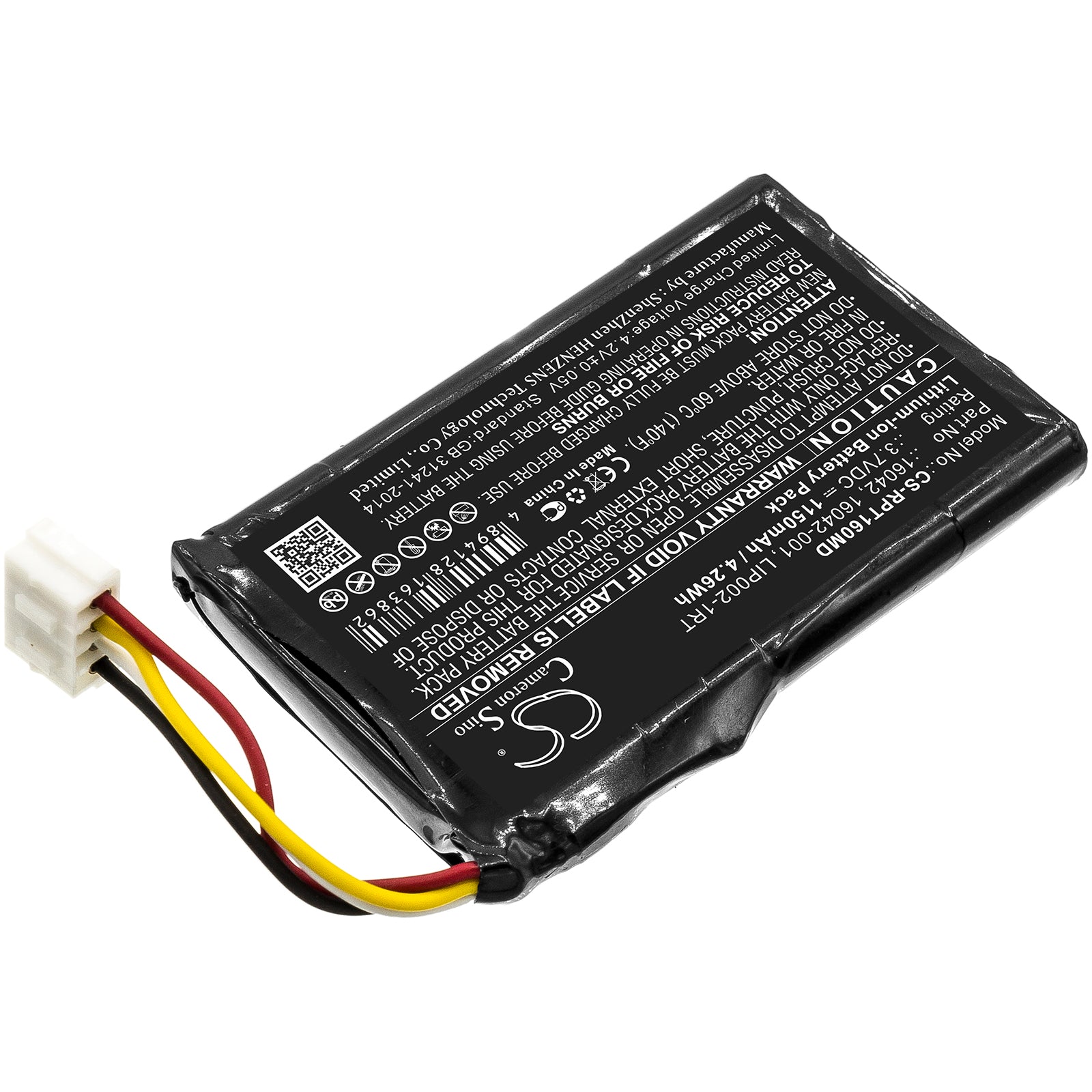 Li-ion Battery fits Reichert, Ipac 3.7V, 1150mAh Medical Cameron Sino Technology Limited