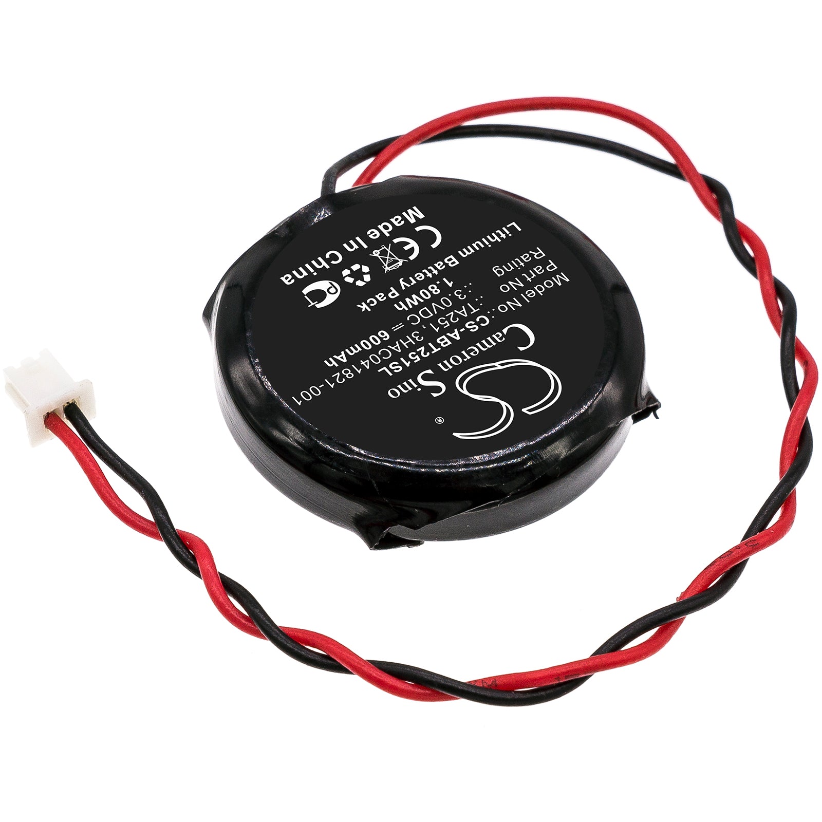 Lithium Battery fits Abb, Ta251 3.0V, 600mAh PLC Cameron Sino Technology Limited