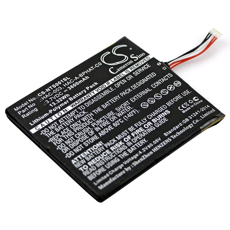 Li-polymer Battery Fits Nintendo, Hac-s-jp/eu-c0, Switch Hac-001, 3.7v, 3600mah Game Console Cameron Sino Technology Limited