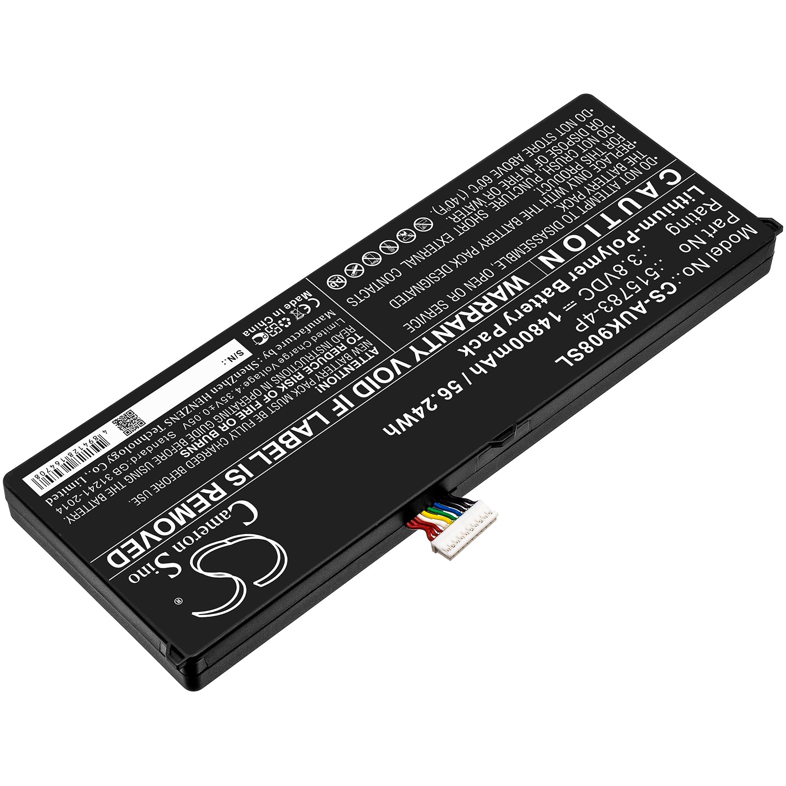 Li-Polymer Battery fits Autel, Maxicom Mk908, Maxisys Pro Elite 3.8V, 14800mAh Business Cameron Sino Technology Limited