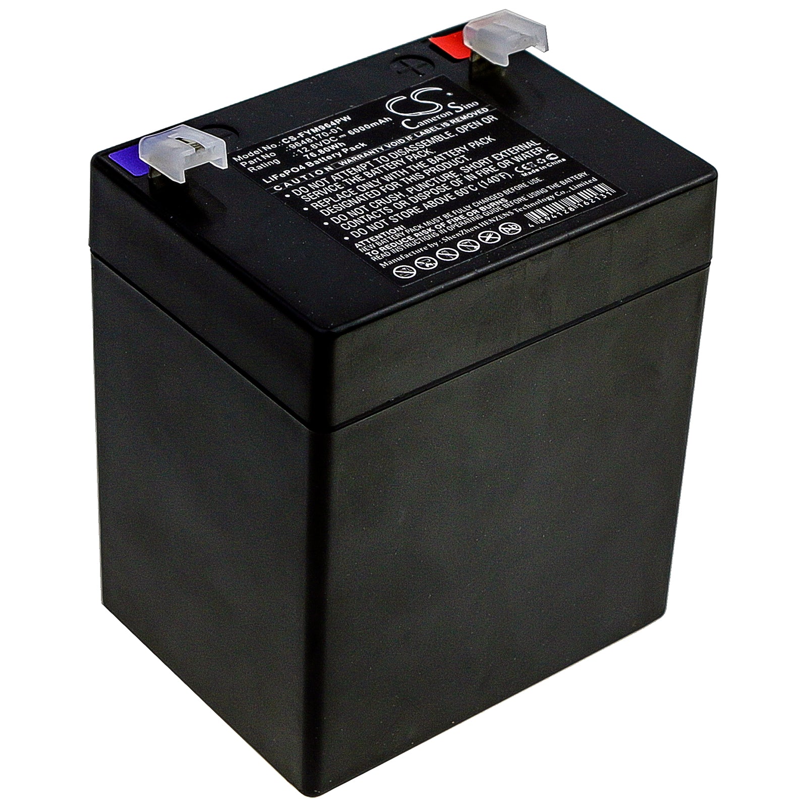 LiFePO4 Battery fits Flymo, Sabre Blow Attachment, Sabre Blow Attachment (9646619-62) 12.8V, 6000mAh Lawn Mowers Cameron Sino Technology Limited