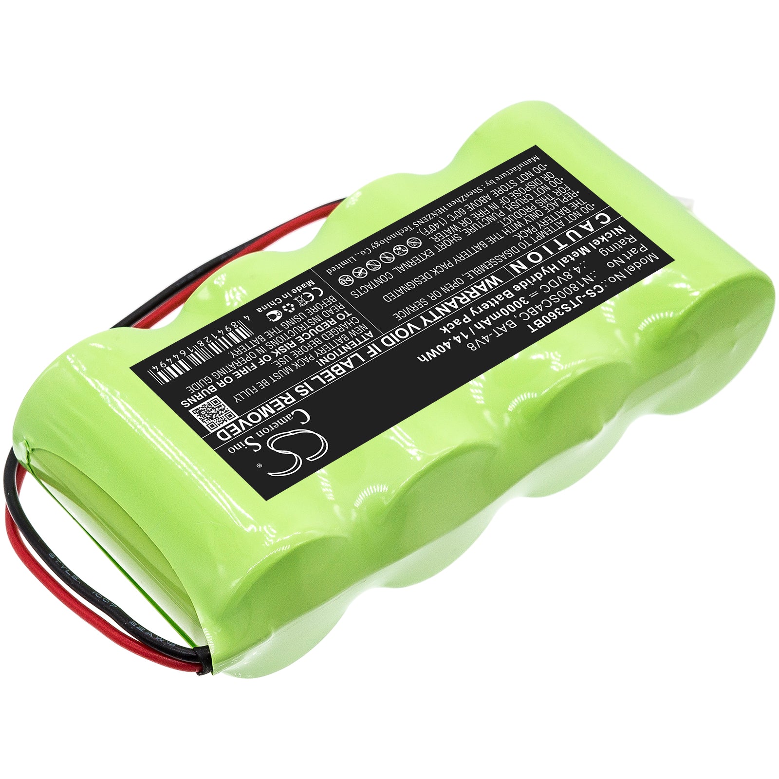 Ni-MH Battery fits Jablotron, Os-360a, Os-365a 4.8V, 3000mAh Alarm System Cameron Sino Technology Limited
