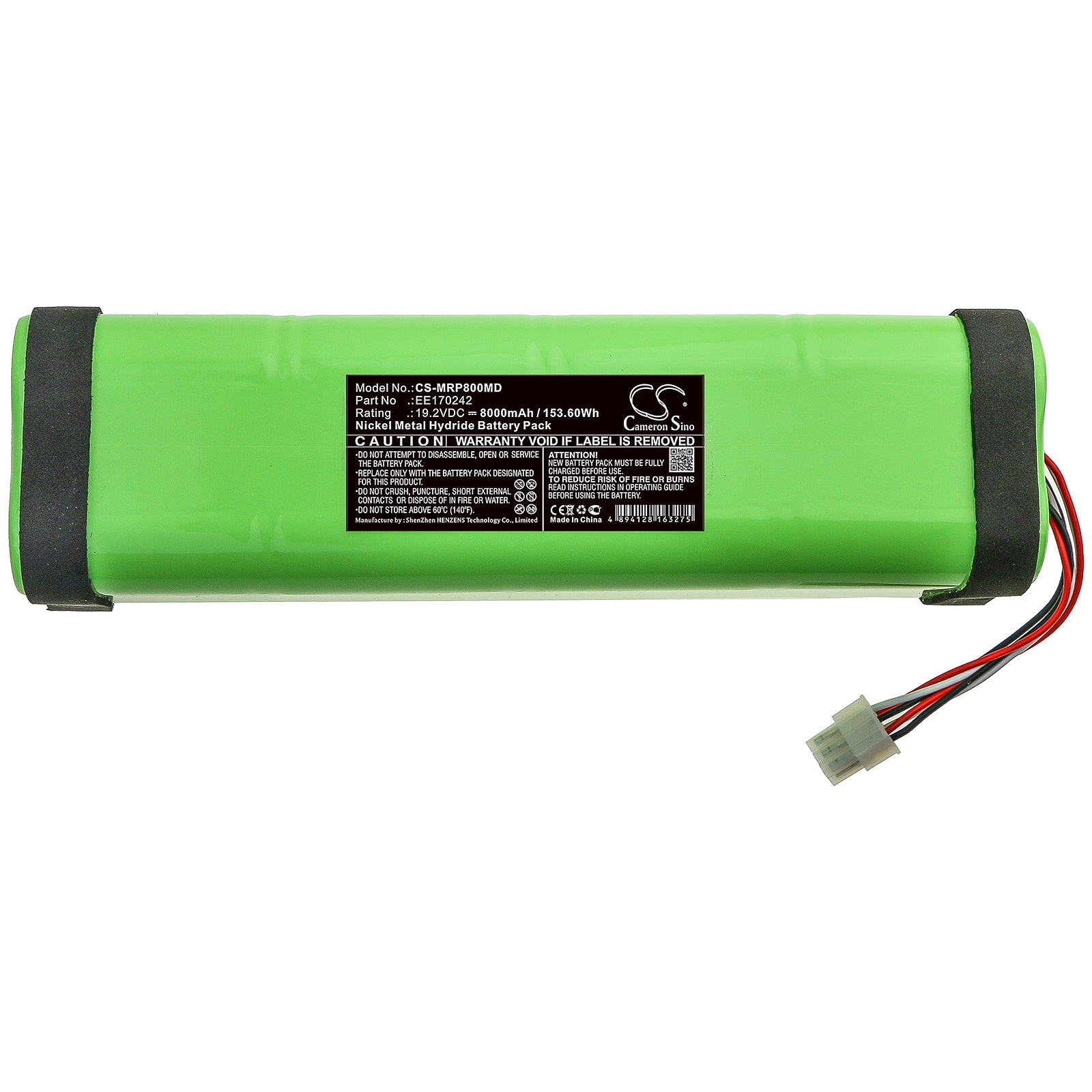 Ni-MH Battery fits Ge, Mac 8 Monitor, Mac Pc8 Monitor 19.2V, 8000mAh Medical Cameron Sino Technology Limited