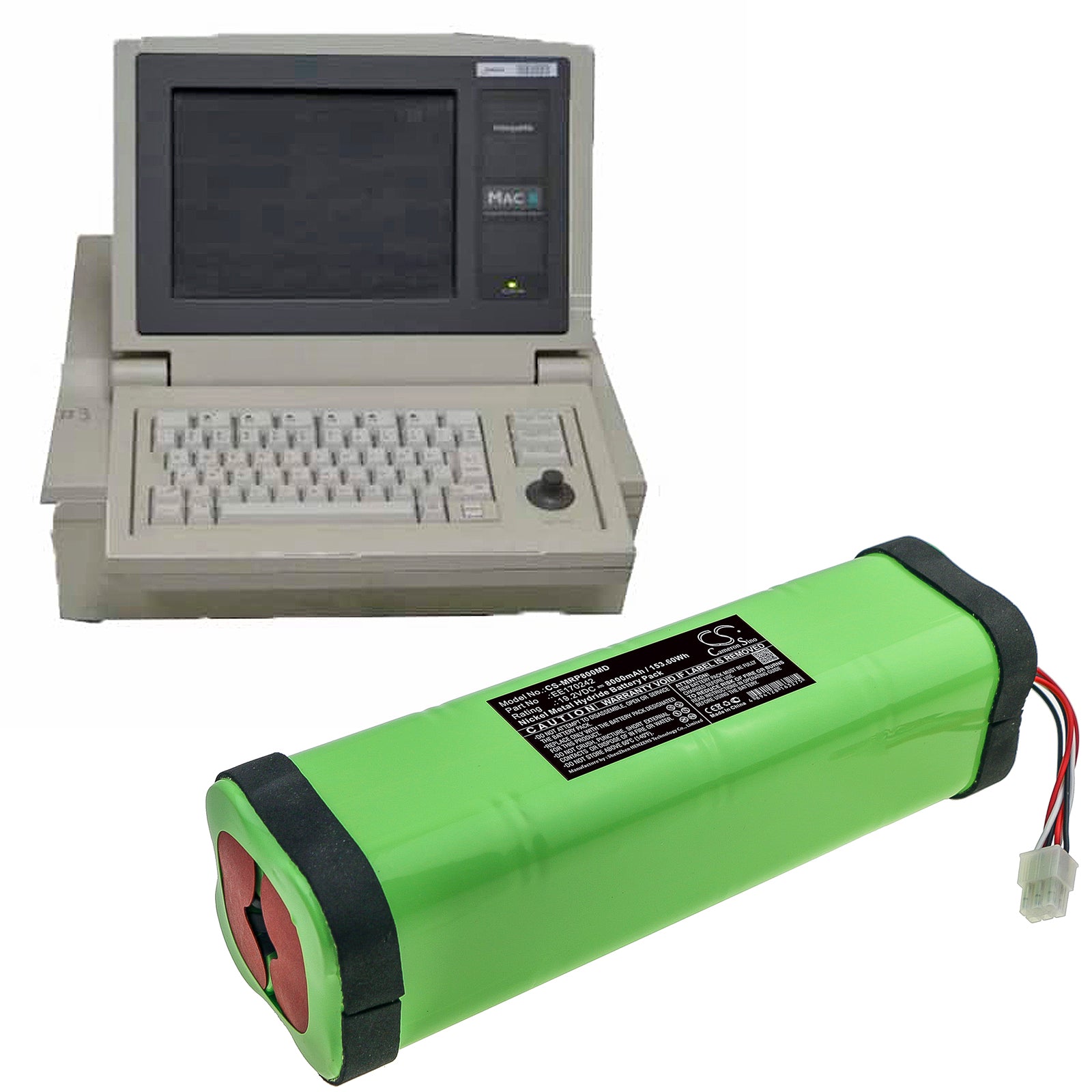Ni-MH Battery fits Ge, Mac 8 Monitor, Mac Pc8 Monitor 19.2V, 8000mAh Medical Cameron Sino Technology Limited
